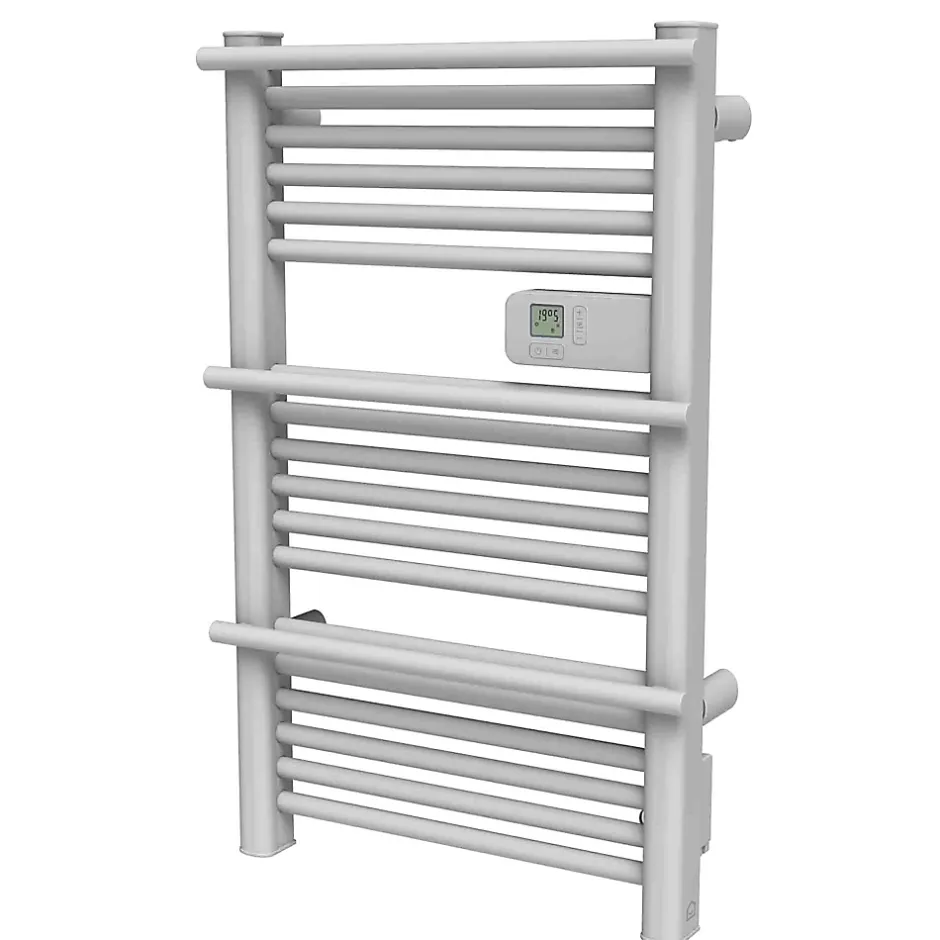 GoodHome Sèche-serviettes électrique à inertie sèche Solna blanc 350W* Sèche-Serviettes Électrique