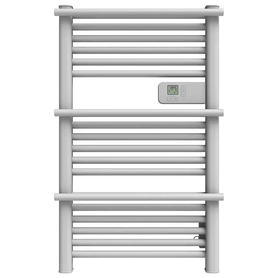 GoodHome Sèche-serviettes électrique à inertie sèche Solna blanc 350W* Sèche-Serviettes Électrique