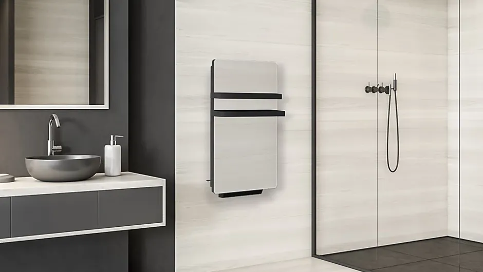 Carrera Sèche-serviettes électrique Silam air 1400W miroir