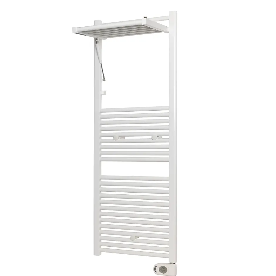 Deltacalor Sèche-serviettes électrique à inertie fluide Stendino 750W blanc* Sèche-Serviettes Électrique