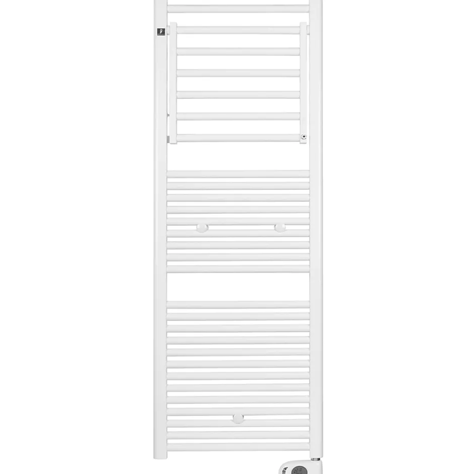 Deltacalor Sèche-serviettes électrique à inertie fluide Stendino 750W blanc* Sèche-Serviettes Électrique