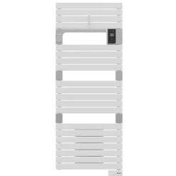 Sauter Sèche-serviettes électrique à inertie fluide Asama connectable blanc 750W + soufflerie 1000W