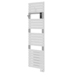 Sauter Sèche-serviettes électrique à inertie fluide Asama connectable blanc 750W + soufflerie 1000W