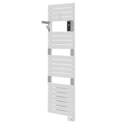 Sauter Sèche-serviettes électrique à inertie fluide Asama connectable blanc 750W + soufflerie 1000W