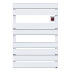 Sèche-serviettes électrique à inertie fluide Kalia Cameron blanc soufflerie 500W* Sèche-Serviettes Électrique