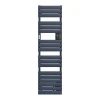 Atlantic Sèche-serviettes électrique Adélis étroit avec soufflerie bleu profond 1750W