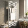 GoodHome Sèche-serviettes électrique à inertie sèche Solna blanc 750W 7 m²