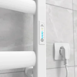 Laris Sèche-serviettes électrique ATLANT 500x900 avec minuterie ECO, 210W, Blanc* Sèche-Serviettes Électrique