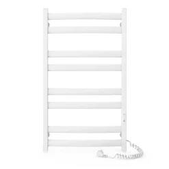 Laris Sèche-serviettes électrique ATLANT 500x900 avec minuterie ECO, 210W, Blanc* Sèche-Serviettes Électrique