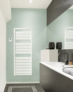 Acova Sèche-serviettes électrique à inertie fluide Astrakan blanc 750W