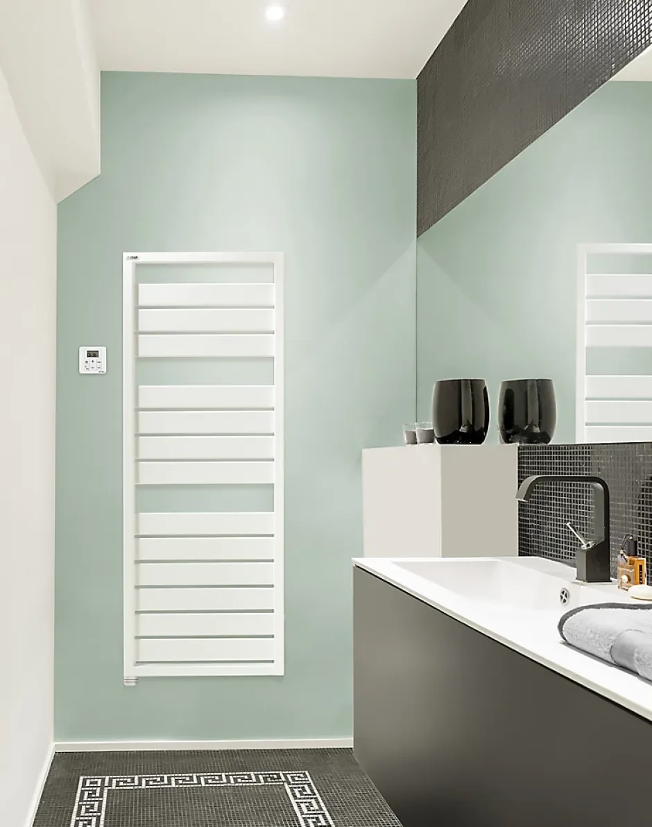 Acova Sèche-serviettes électrique à inertie fluide Astrakan blanc 750W