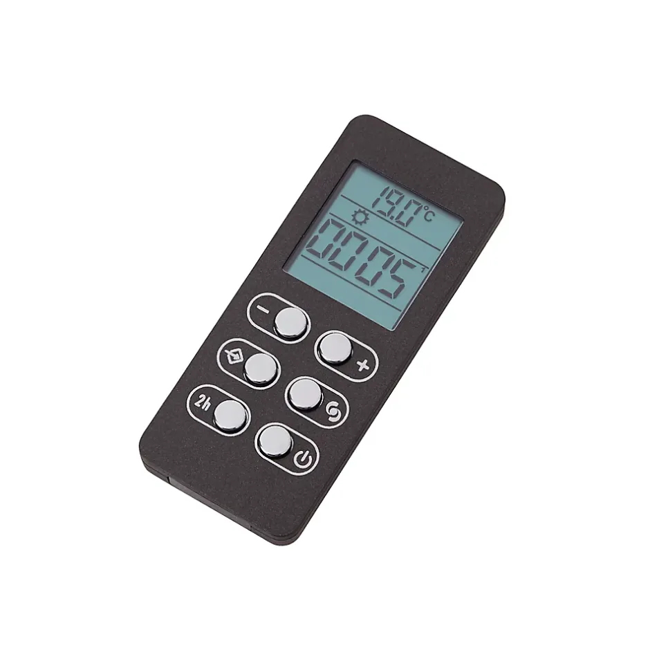 Delonghi Sèche-serviettes électrique à inertie fluide Phorum anthracite 500W + soufflerie 1000W* Sèche-Serviettes Soufflant