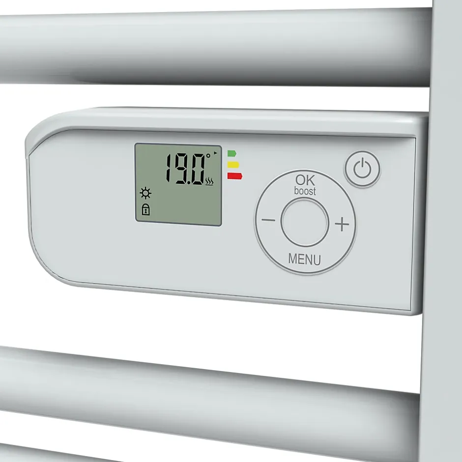 Carrera Sèche-serviettes électrique à inertie sèche Alani blanc 750W