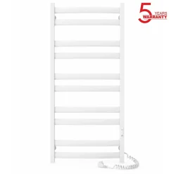 Laris Sèche-serviettes électrique ATLANT 500x1200 avec minuterie ECO, 300W, Blanc