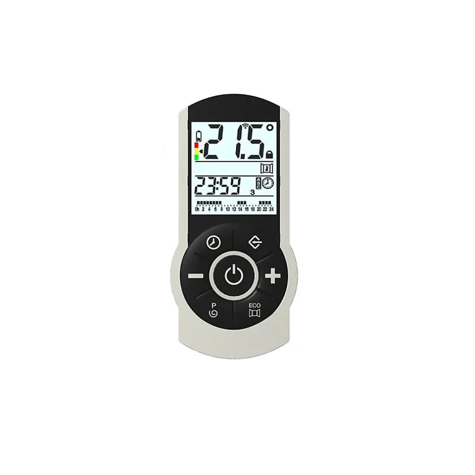 Deltacalor Sèche-serviettes électrique à inertie fluide Stendino 500W + soufflerie 1000W noir* Sèche-Serviettes Soufflant
