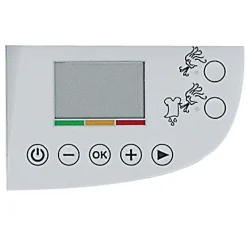 Deltacalor Sèche-serviettes électrique à inertie fluide Vento 500W + soufflerie 1000W