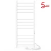 Laris Sèche-serviettes électrique ALFA 350x900 avec minuterie ECO, 160W, Blanc