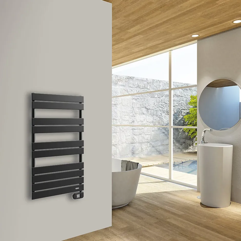 Delonghi Sèche-serviettes électrique à inertie fluide Marquis noir 500W* Sèche-Serviettes Électrique