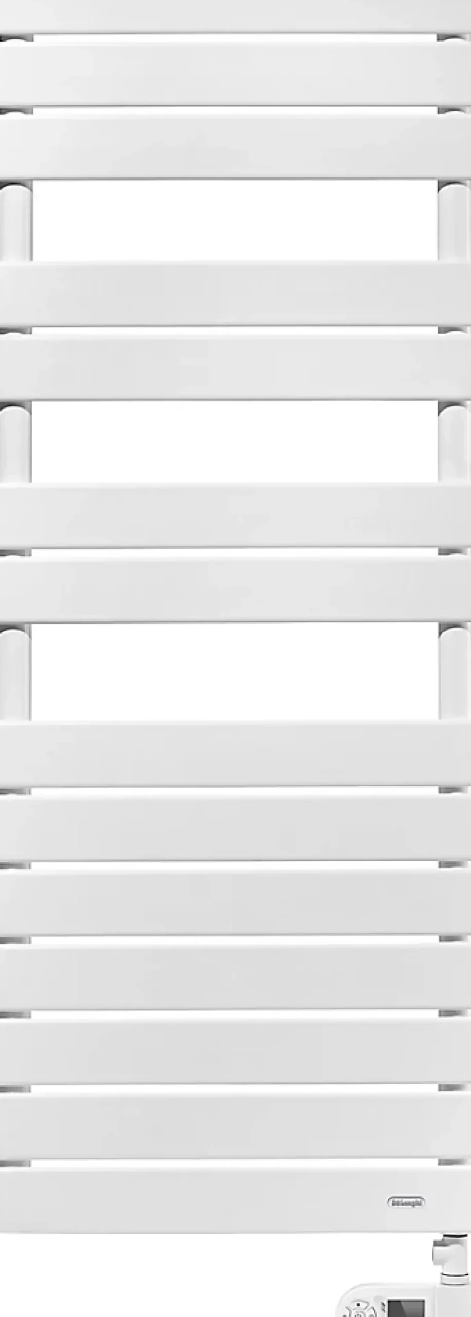 Delonghi Sèche-serviettes mixte électrique / eau chaude en acier De’Longhi Portobello blanc 700W* Sèche-Serviettes Eau Chaude