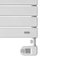 Delonghi Sèche-serviettes mixte électrique / eau chaude en acier De’Longhi Portobello blanc 700W* Sèche-Serviettes Eau Chaude