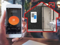 Pureline Sèche-serviettes numérique contrôle WIFI 2000W