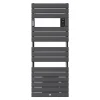 Thermor Sèche-serviettes Riviera 2 avec soufflerie 2000W gris menhir - - 498621