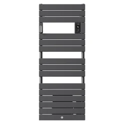 Thermor Sèche-serviettes Riviera 2 avec soufflerie 2000W gris menhir - - 498621