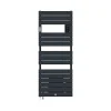 Thermor Sèche-serviettes Riviera 2 mixte avec soufflerie 1750W gris ardoise - - 490242