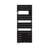 Thermor Sèche-serviettes Riviera 2 mixte avec soufflerie 1750W noir carbone - - 490238* Sèche-Serviettes Mixte