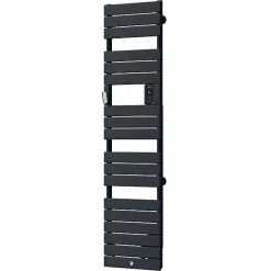Thermor Sèche-serviettes Riviera 2 étroit avec soufflerie 1500W gris ardoise - - 498256