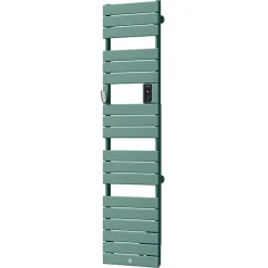 Thermor Sèche-serviettes Riviera 2 étroit avec soufflerie 1500W vert eucalyptus - - 498255