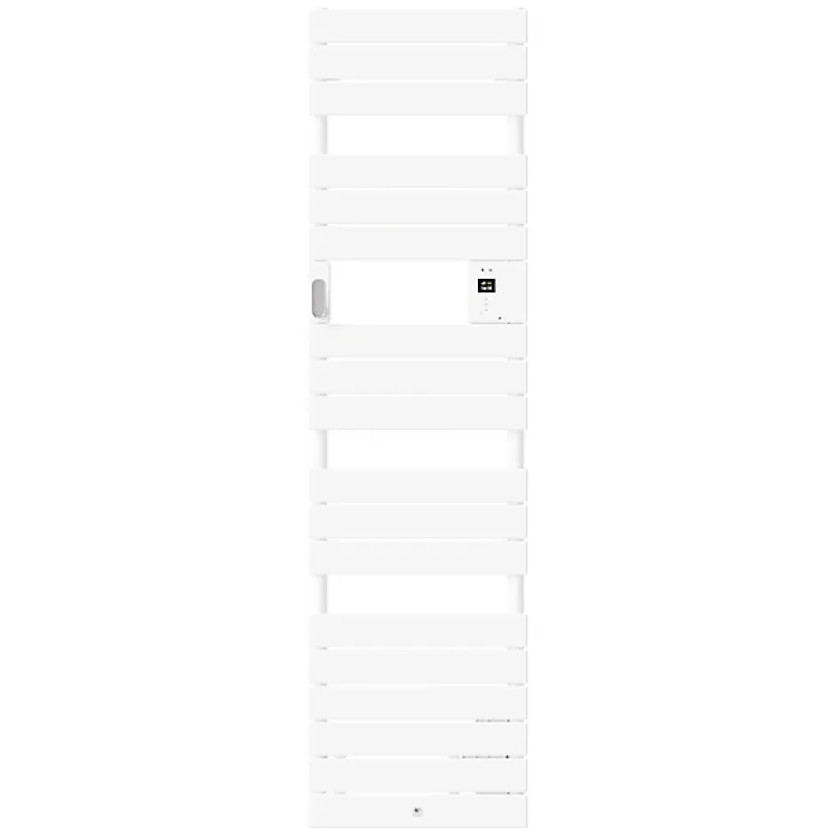 Thermor Sèche-serviettes Riviera 2 étroit avec soufflerie 1750W blanc brillant - - 498225