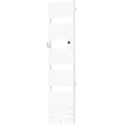 Thermor Sèche-serviettes Riviera 2 étroit avec soufflerie 1750W blanc brillant - - 498225