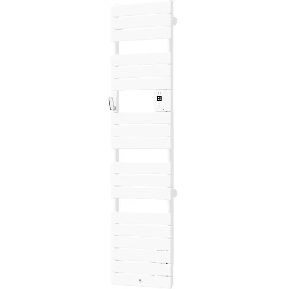 Thermor Sèche-serviettes Riviera 2 étroit avec soufflerie 1750W blanc brillant - - 498225