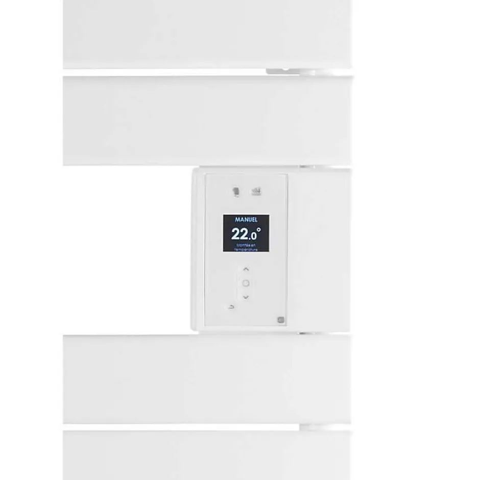 Thermor Sèche-serviettes Riviera 2 étroit avec soufflerie 1750W blanc brillant - - 498225