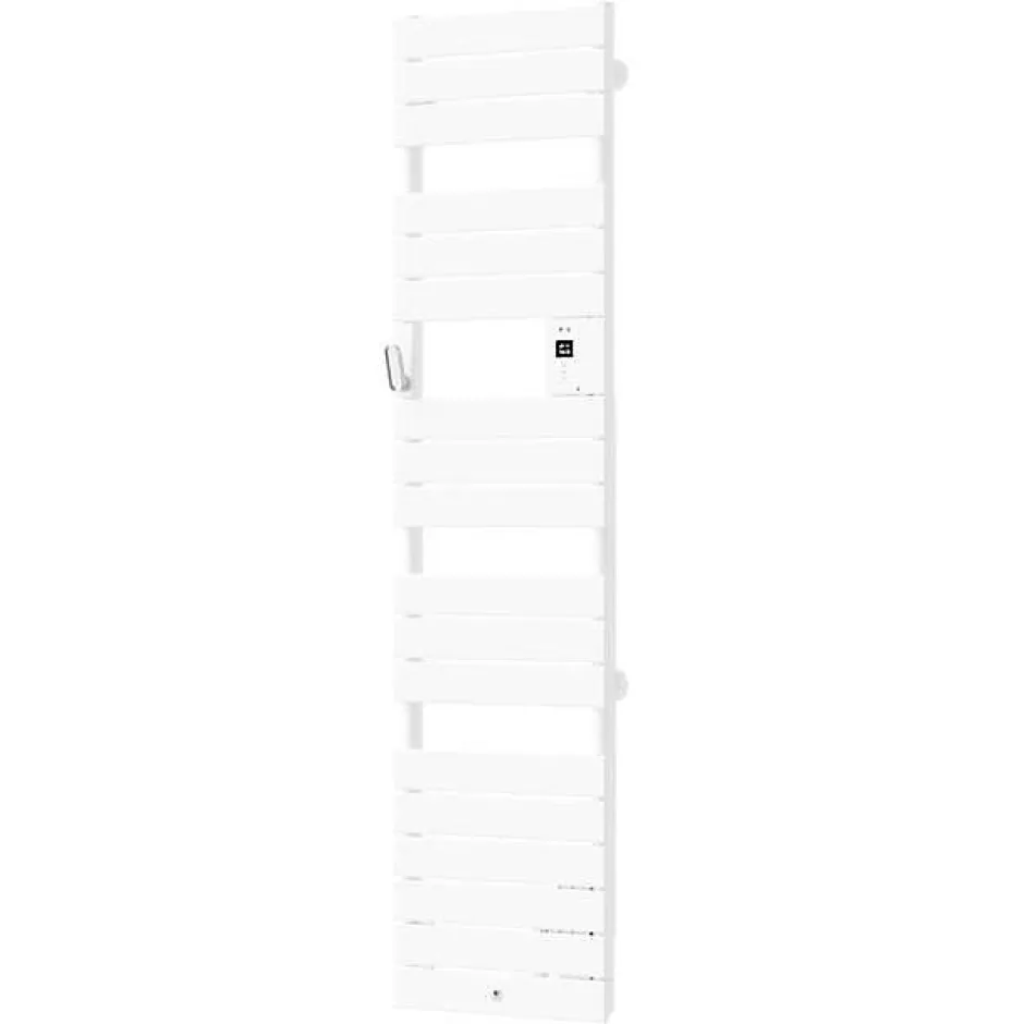 Thermor Sèche-serviettes Riviera 2 étroit avec soufflerie 1750W blanc brillant - - 498225