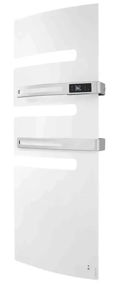 Atlantic Sèche-serviettes SERENIS PREMIUM connecté soufflant mat à gauche 750 + 1000W blanc carat - - 850658
