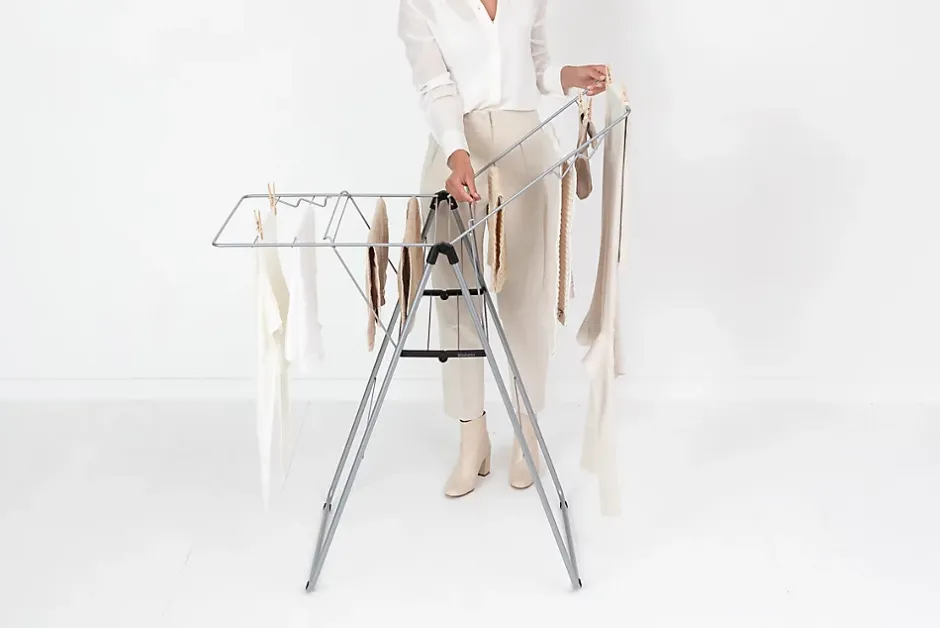 Brabantia Séchoir à linge Hangon gris metalic 15 m