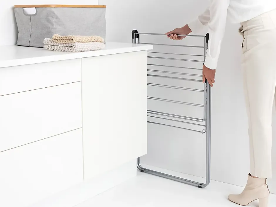 Brabantia Séchoir à linge Hangon gris metalic 15 m