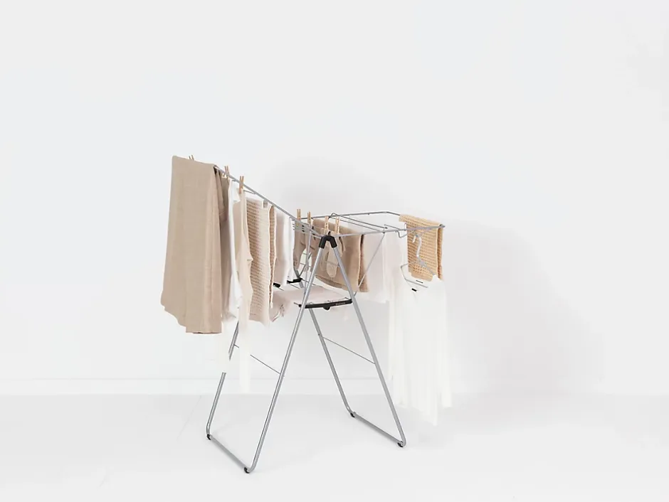 Brabantia Séchoir à linge Hangon gris metalic 15 m