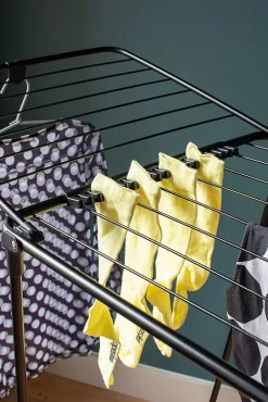 Brabantia Séchoir à linge Hangon noir mat 22 m* Etendoir À Linge