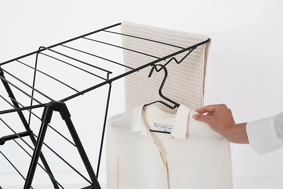 Brabantia Séchoir à linge Hangon noir mat 15 m