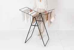 Brabantia Séchoir à linge Hangon noir mat 15 m