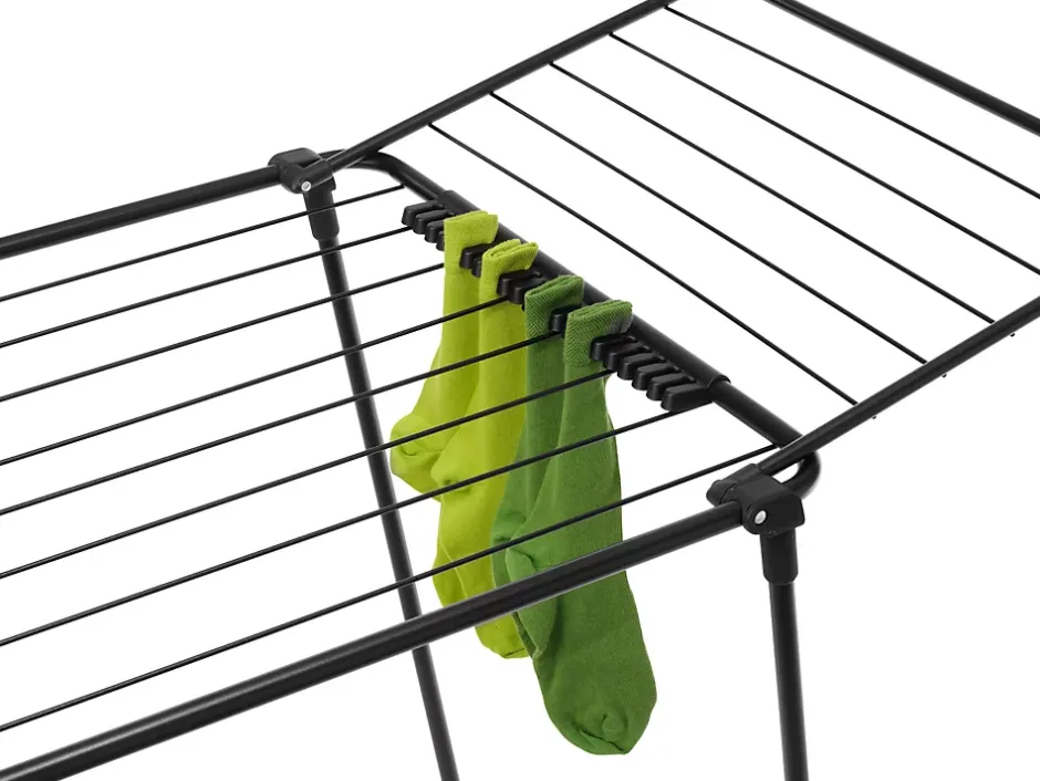 Brabantia Séchoir à linge Hangon noir mat 18 m
