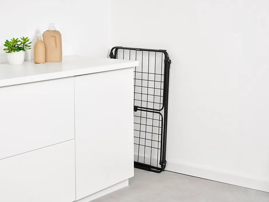 Brabantia Séchoir à linge Hangon noir mat 18 m