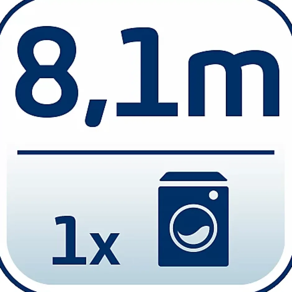 Leifheit Séchoir à linge mural 8,1 m d'étendage, 8 barres et 1 porte serviettes, Telegant 81 Protect Plus* Etendoir À Linge
