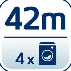 Leifheit Séchoir à linge tour 42 m 3 niveaux, possible demi-ouverture, Comfort Tower 420