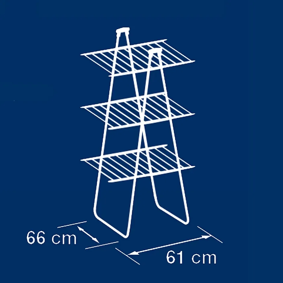 Leifheit Séchoir à linge Tour 19 m 3 niveaux, Pegasus Tower 190