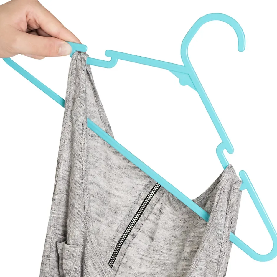 IDMarket Séchoir à linge vertical pliable 3 niveaux OPTIMUM capacité 30M avec tringle télescopique cintres et pinces blanc et bleu* Etendoir À Linge