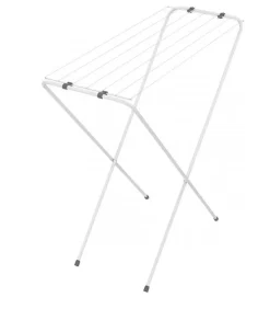 Importdistrib Séchoir Baignoire Sur Pied Etendoir À Linge D'appoint Pliant Sur Pieds 6 Mètres